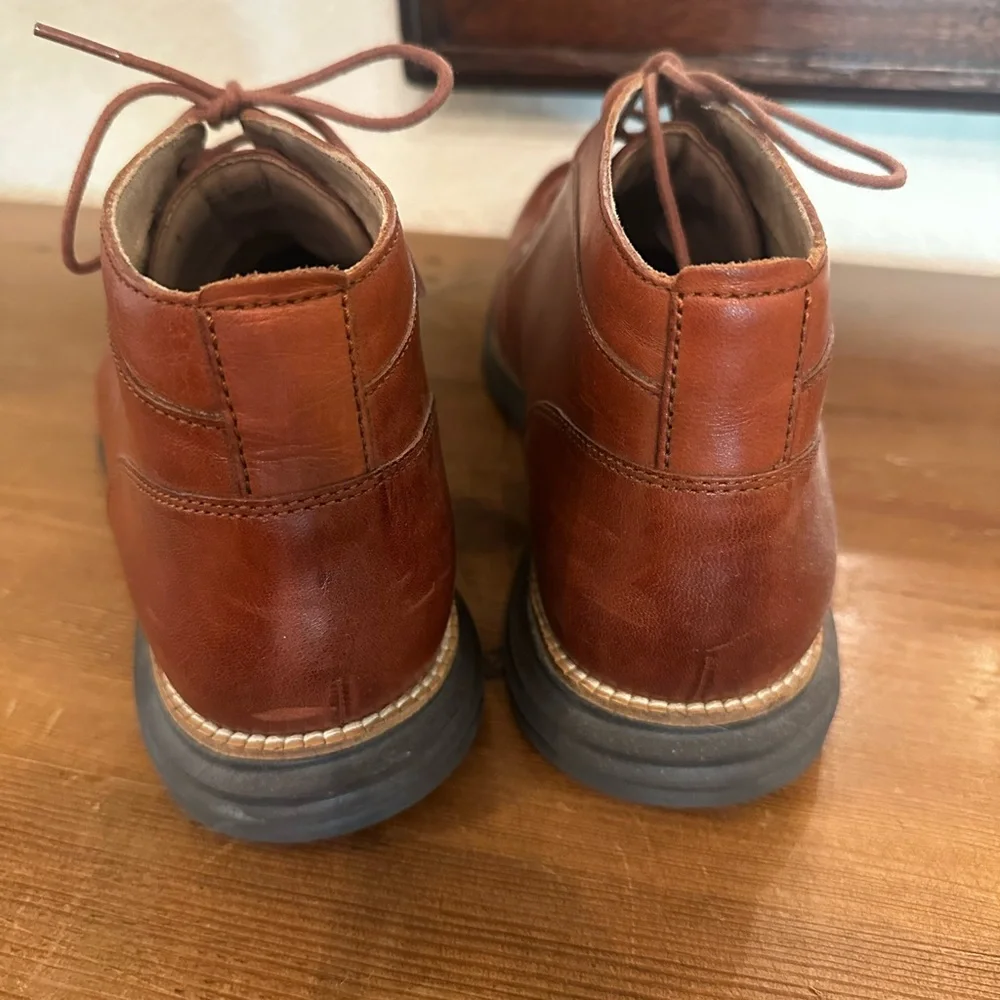 Cole Haan Men's Chestnut Brown Leather Chukka Boots Size 11 1/2